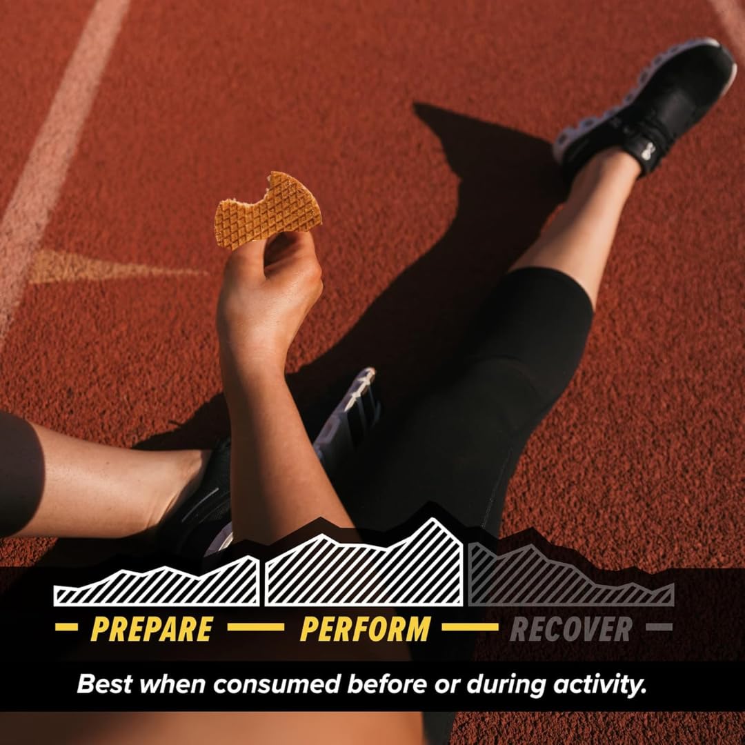 Honey Stinger Organic Honey Waffle on-the-go snack between sessions