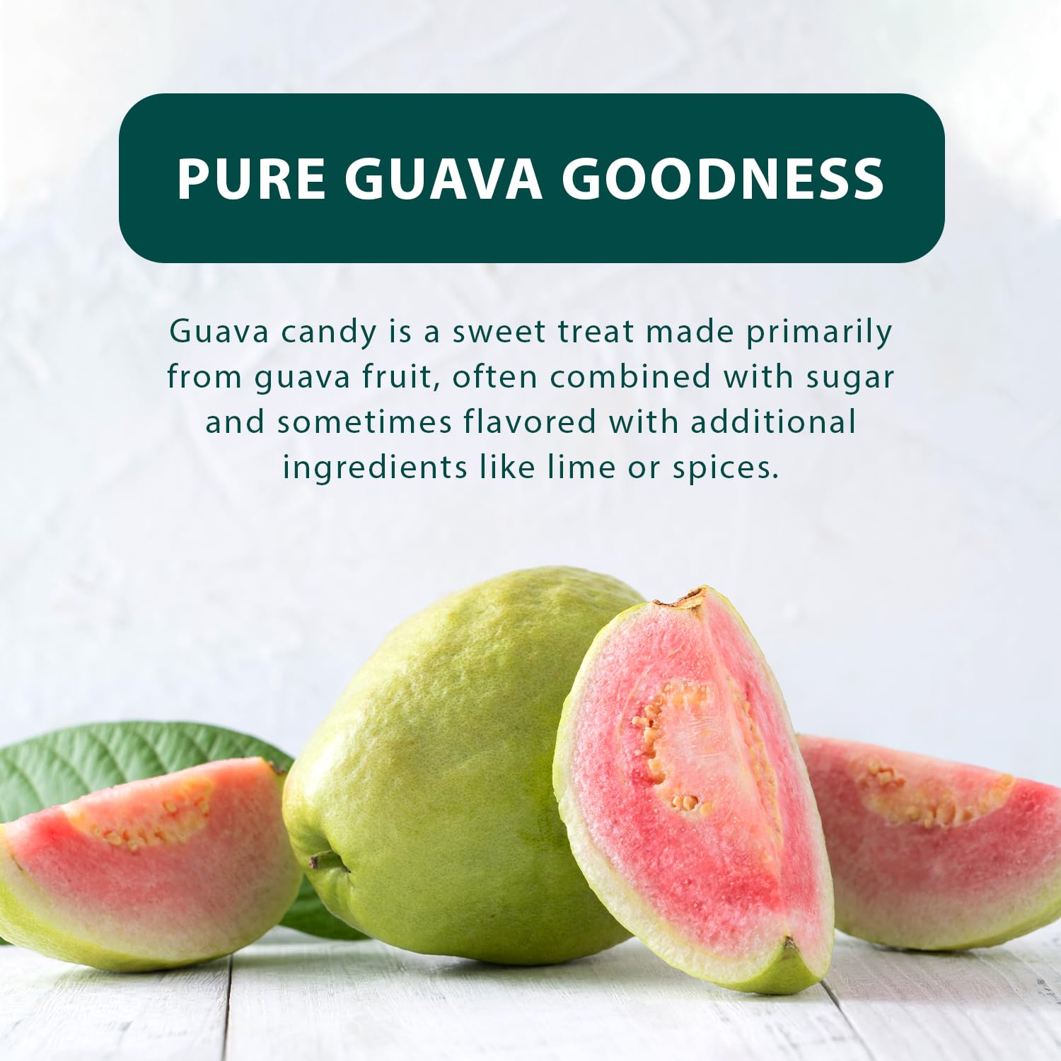 Hongyuan Guava Candy closeup flavor reveals vibrant guava notes and tropical sweetness.