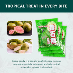 Hongyuan Guava Candy individual wrappers highlight portability for quick on-the-go snacking.