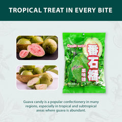 Hongyuan Guava Candy close up texture reveals chewy tropical bite