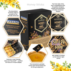 HONIGMA sticks maintain liquid texture longer for easy sweetness.