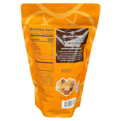 Honolulu Cookie Passion Orange Guava mini bites packaging; resealable bag keeps freshness for snacking.