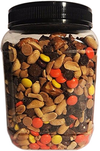Hoody's Peanut Butter Chocolate Mix ingredients close-up, ideal for recipe prep.