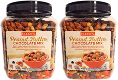 Hoody's Peanut Butter Chocolate Mix pack shot, a convenient, tasty snack option.