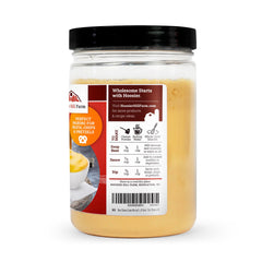 Hoosier Hill Farm Beer Cheese Sauce Mix paired with sausages for savory dinners.