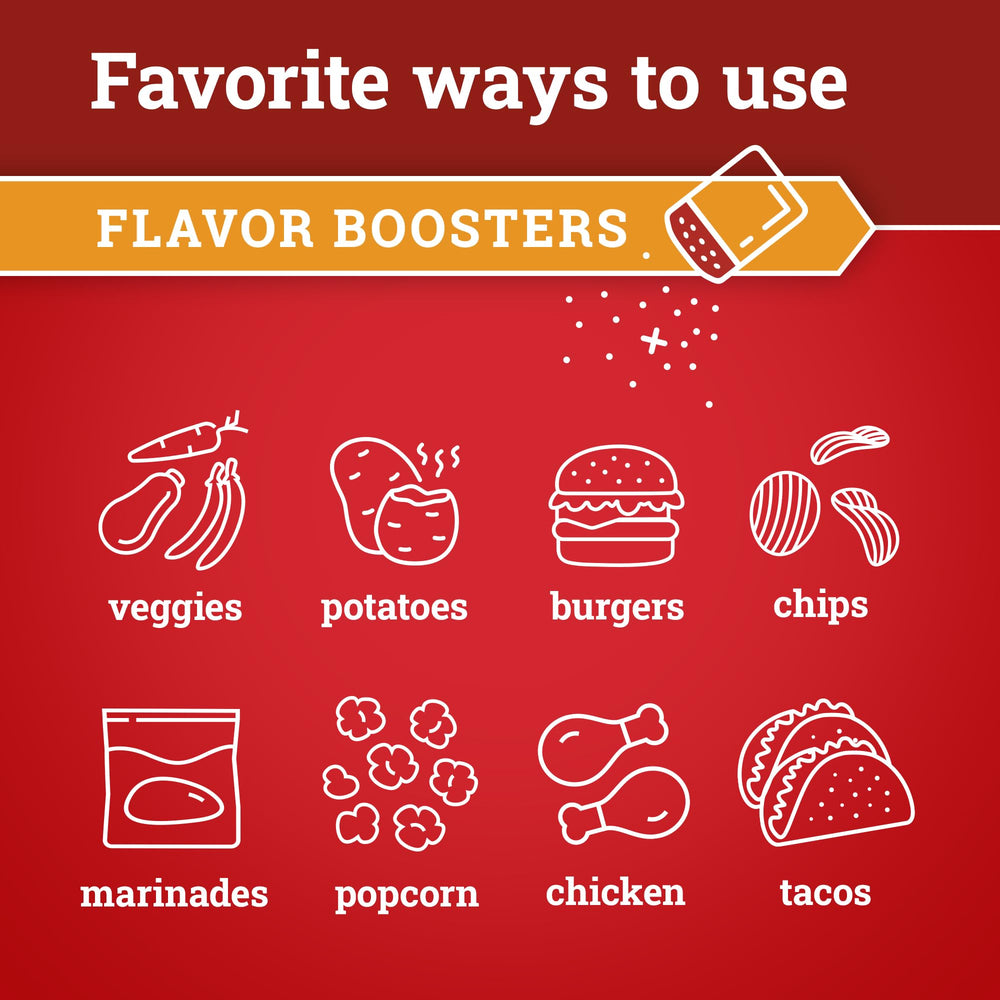 Hoosier Hill Farm seasoning on baked potatoes enhances creamy cheddar flavor