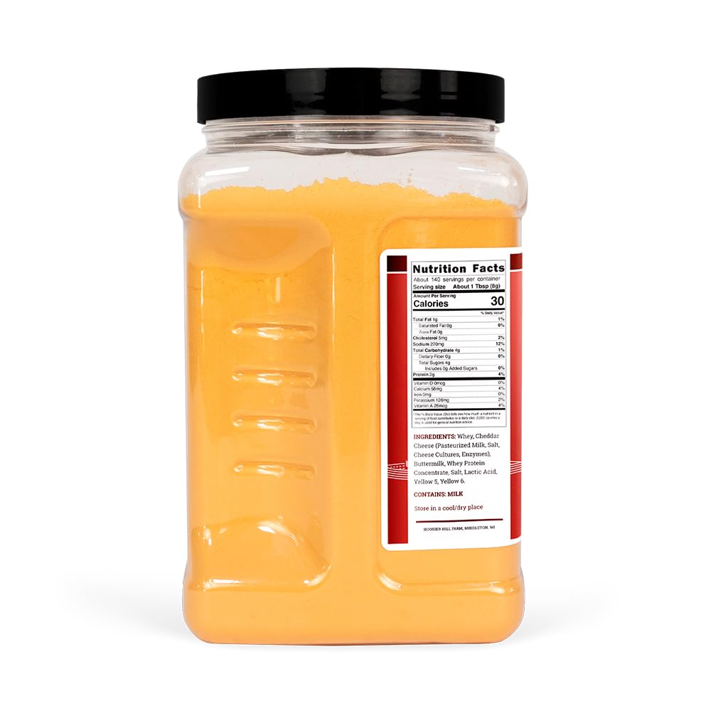 Hoosier Hill Farm Cheddar Cheese Powder mixes into macaroni and cheese smoothly.