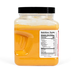 Hoosier Hill Farm Cheddar Cheez Powder tub with sealed lid for easy pantry storage.