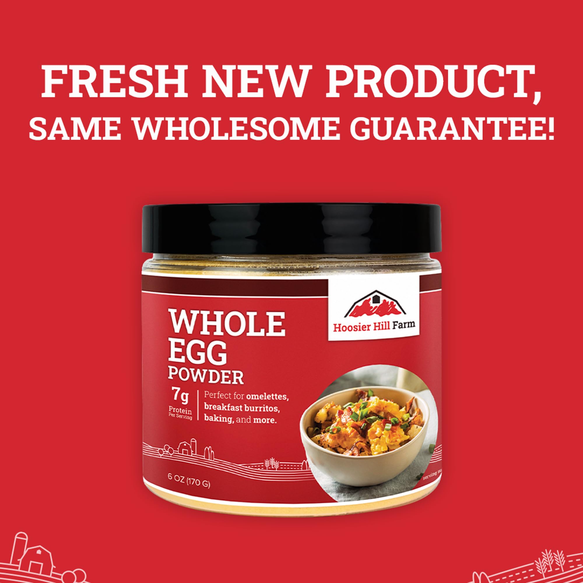 Hoosier Hill Farm powder thickens sauces with subtle egg richness.