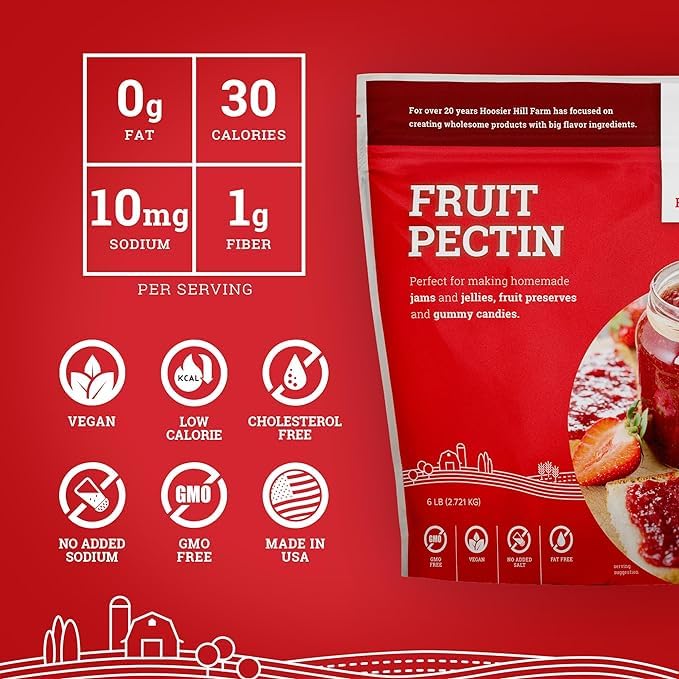 Hoosier Hill Farm Fruit Pectin enables jelly candies from fruit purée.
