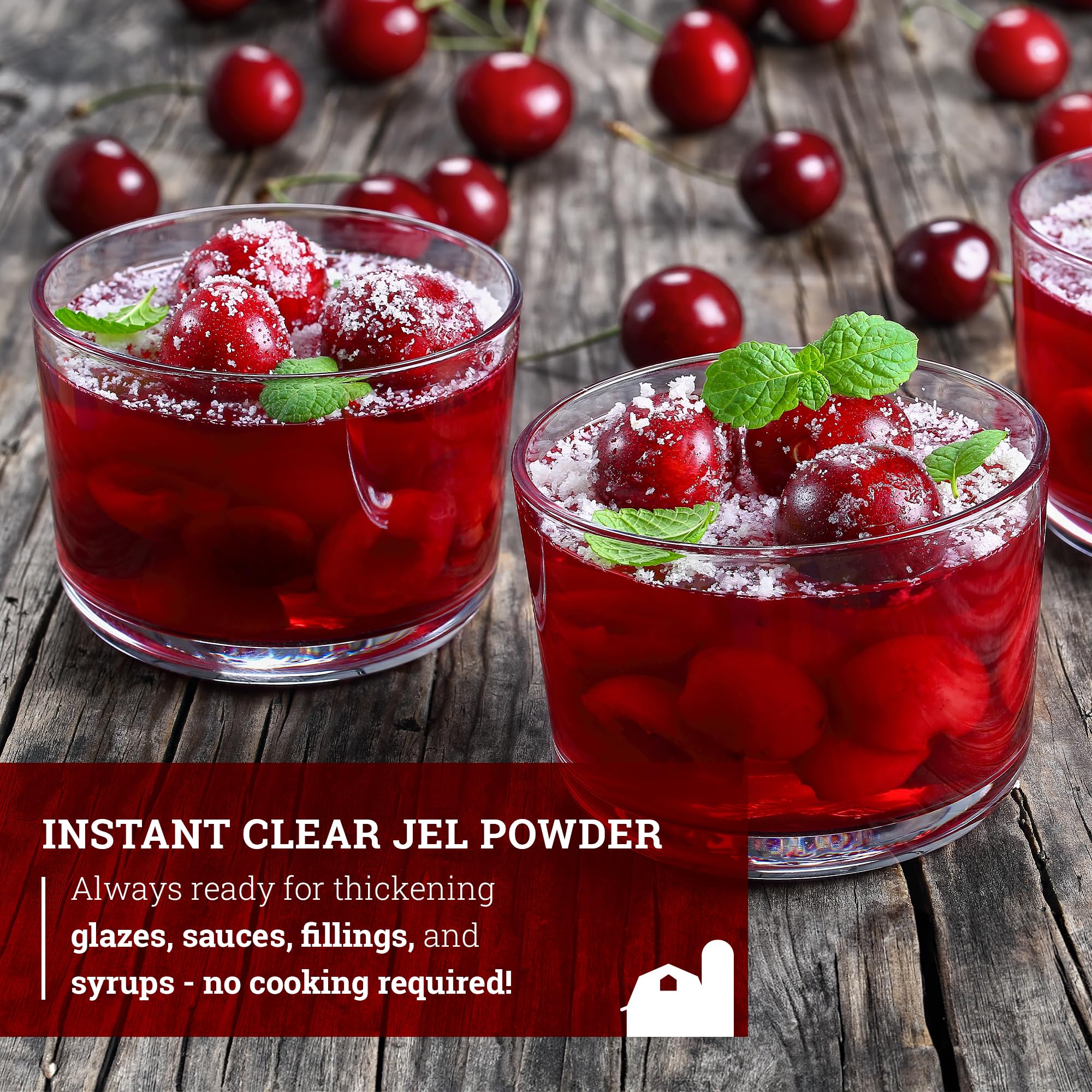 Acid-stable formula of Hoosier Hill Farm Instant Clear Jel