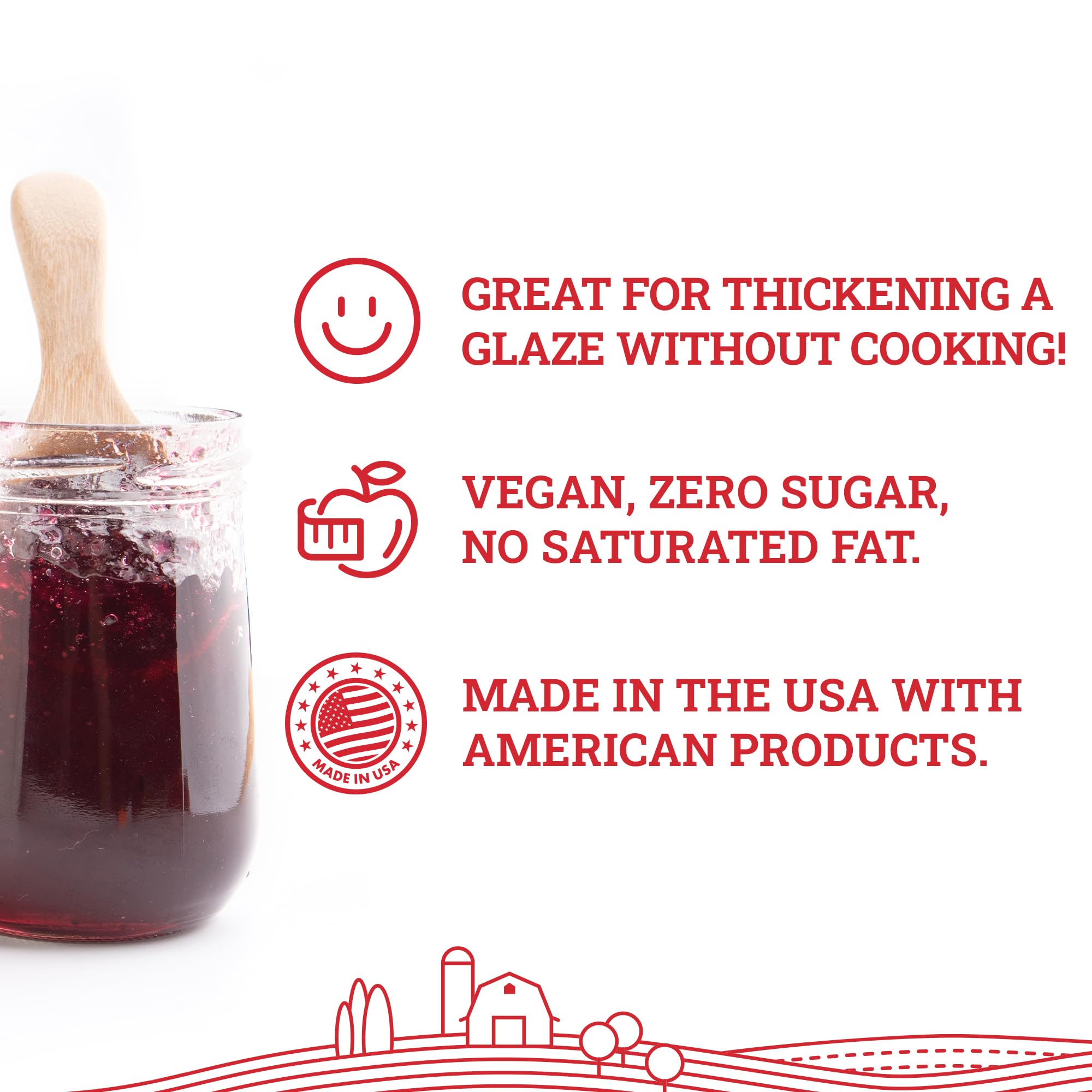 Fruit pie filling thickened with Instant Clear Jel for vibrant, ready-to-fill dessert