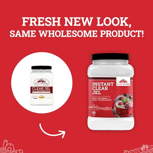 Kitchen scene featuring Hoosier Hill Farm Instant Clear Jel in use