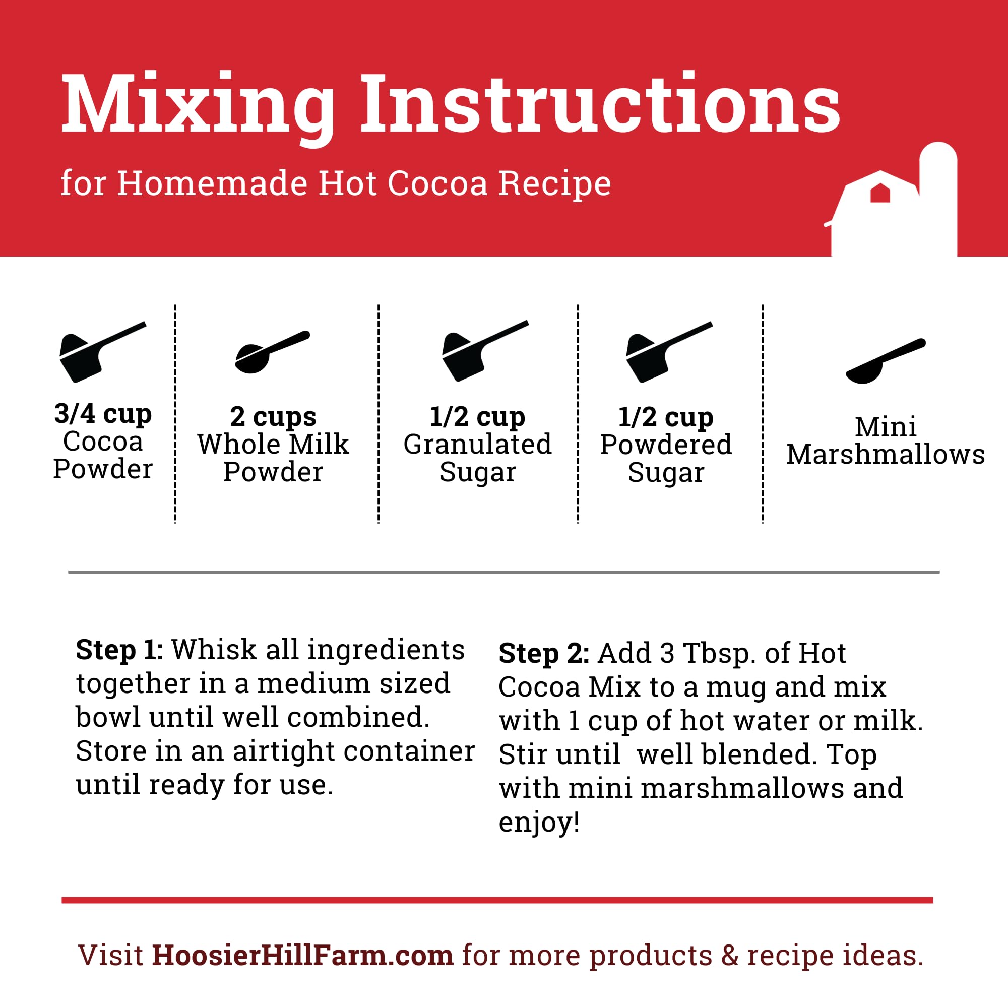 Hoosier Hill Farm mini marshmallows sprinkled on cereal for sweetness.