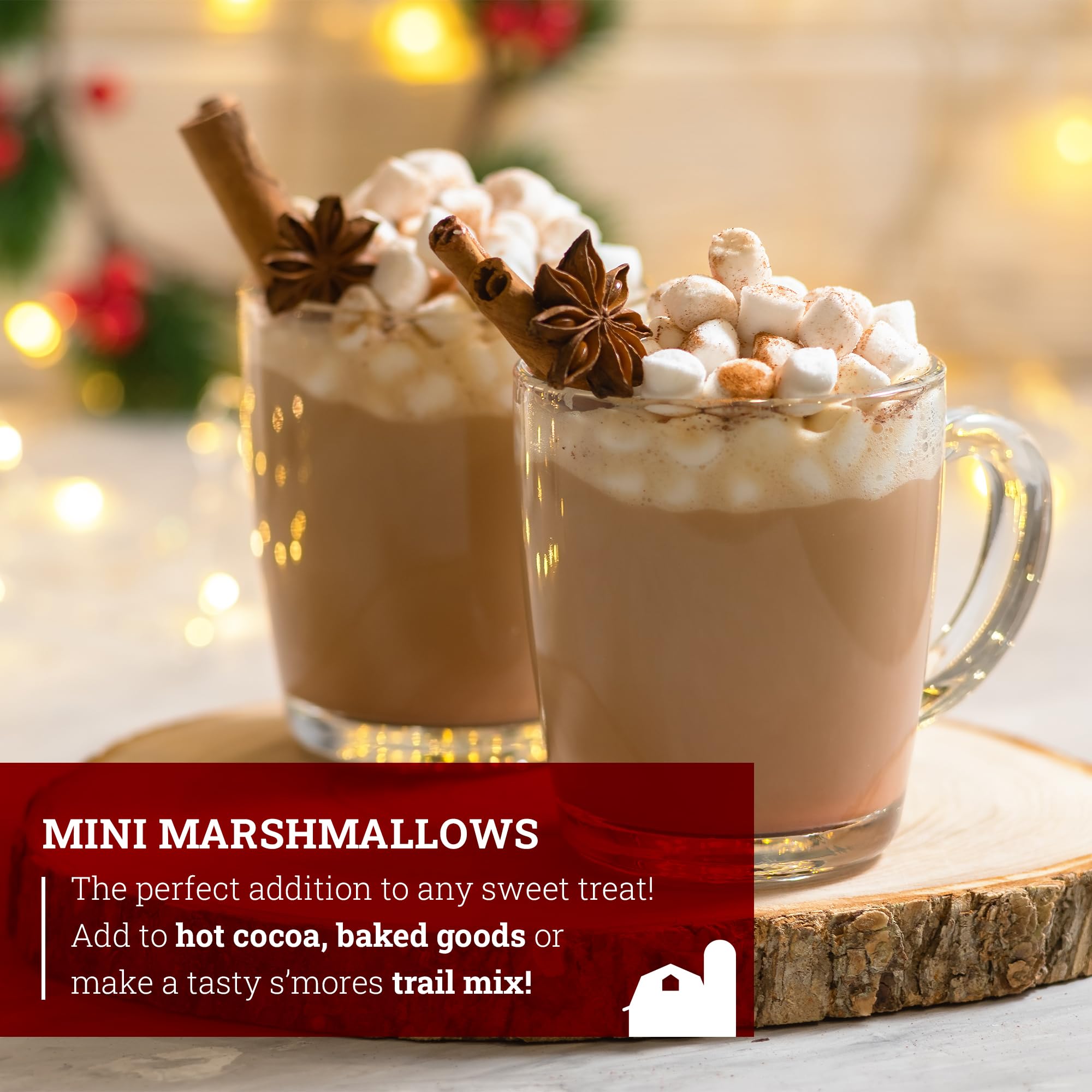 Hoosier Hill Farm mini marshmallows ideal for s'mores trail mix.