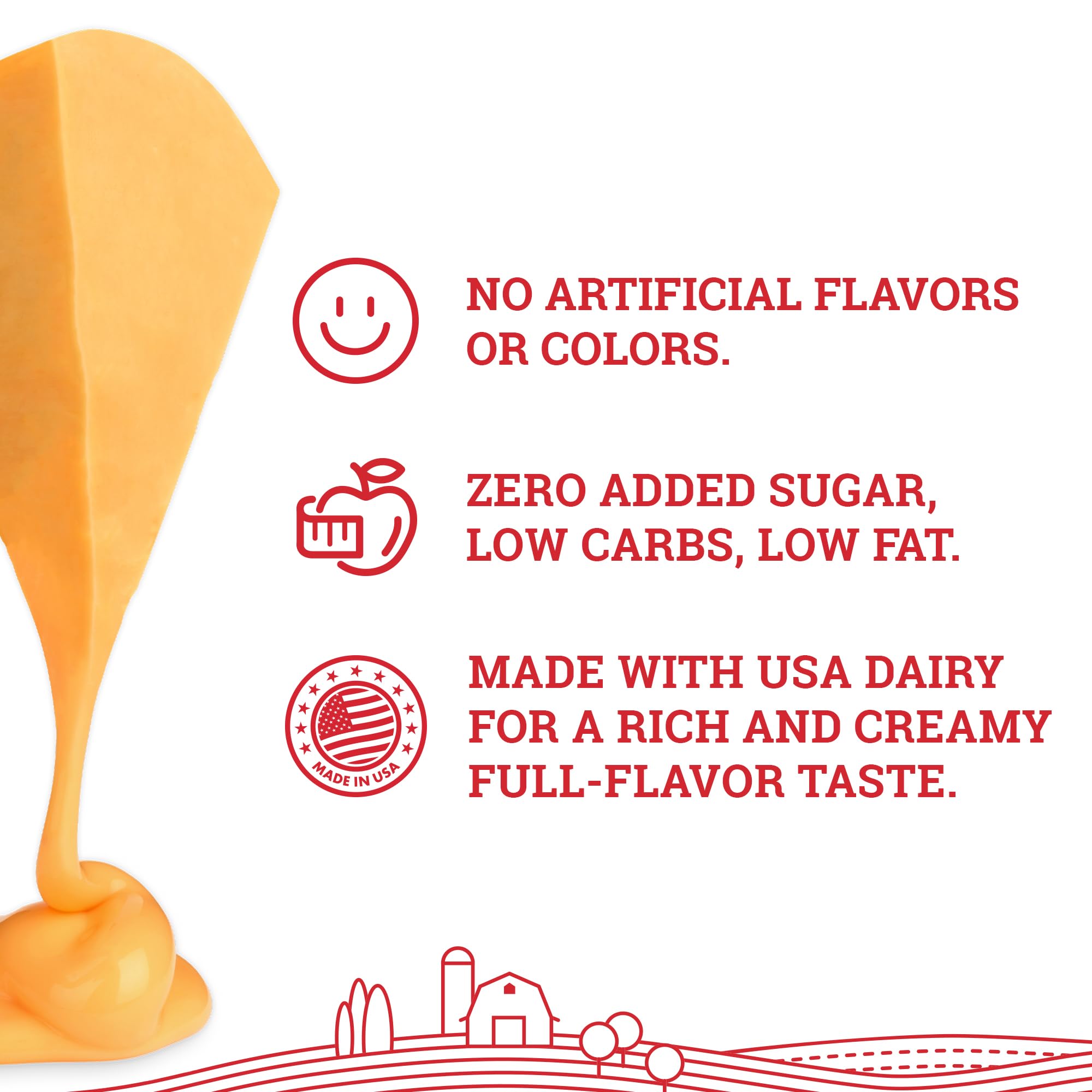 Hoosier Hill Farm cheddar cheese powder sprinkles over popcorn for savory crunch