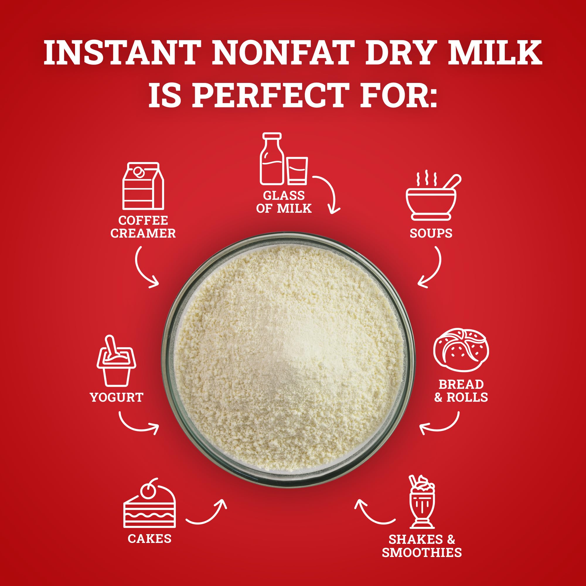 Soup or sauce enriched with Hoosier Hill Farm instant milk powder for velvety texture.
