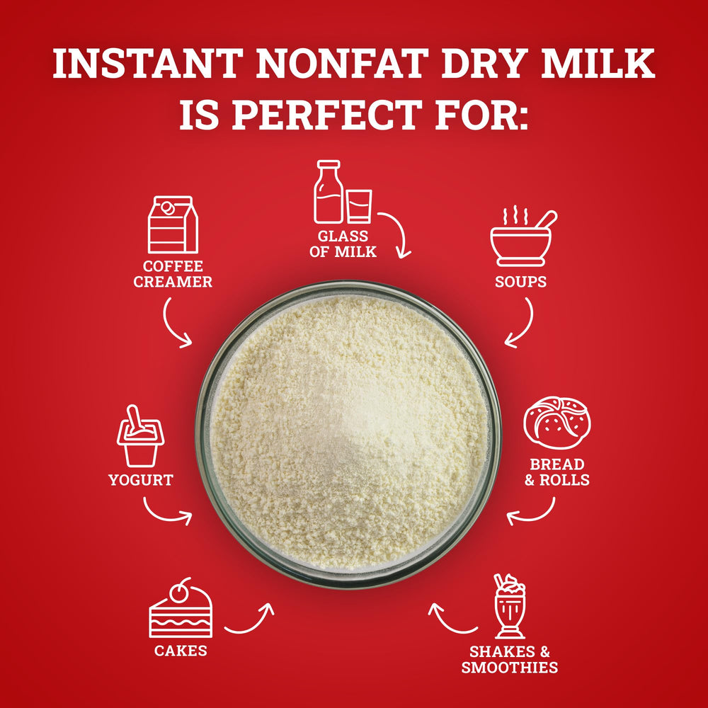 Soup or sauce enriched with Hoosier Hill Farm instant milk powder for velvety texture.