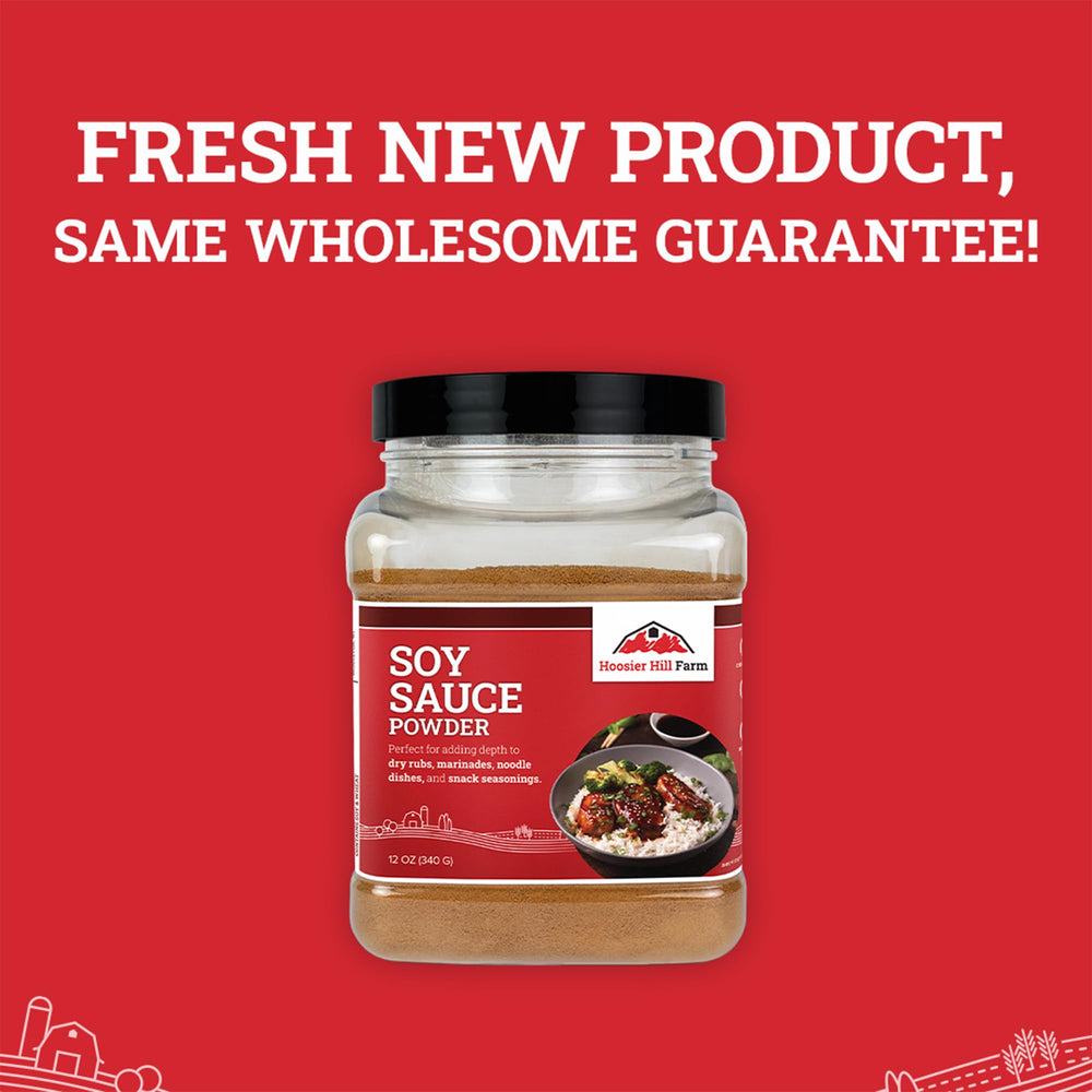 Hoosier Hill Farm Soy Sauce Powder elevates noodle dishes with umami notes