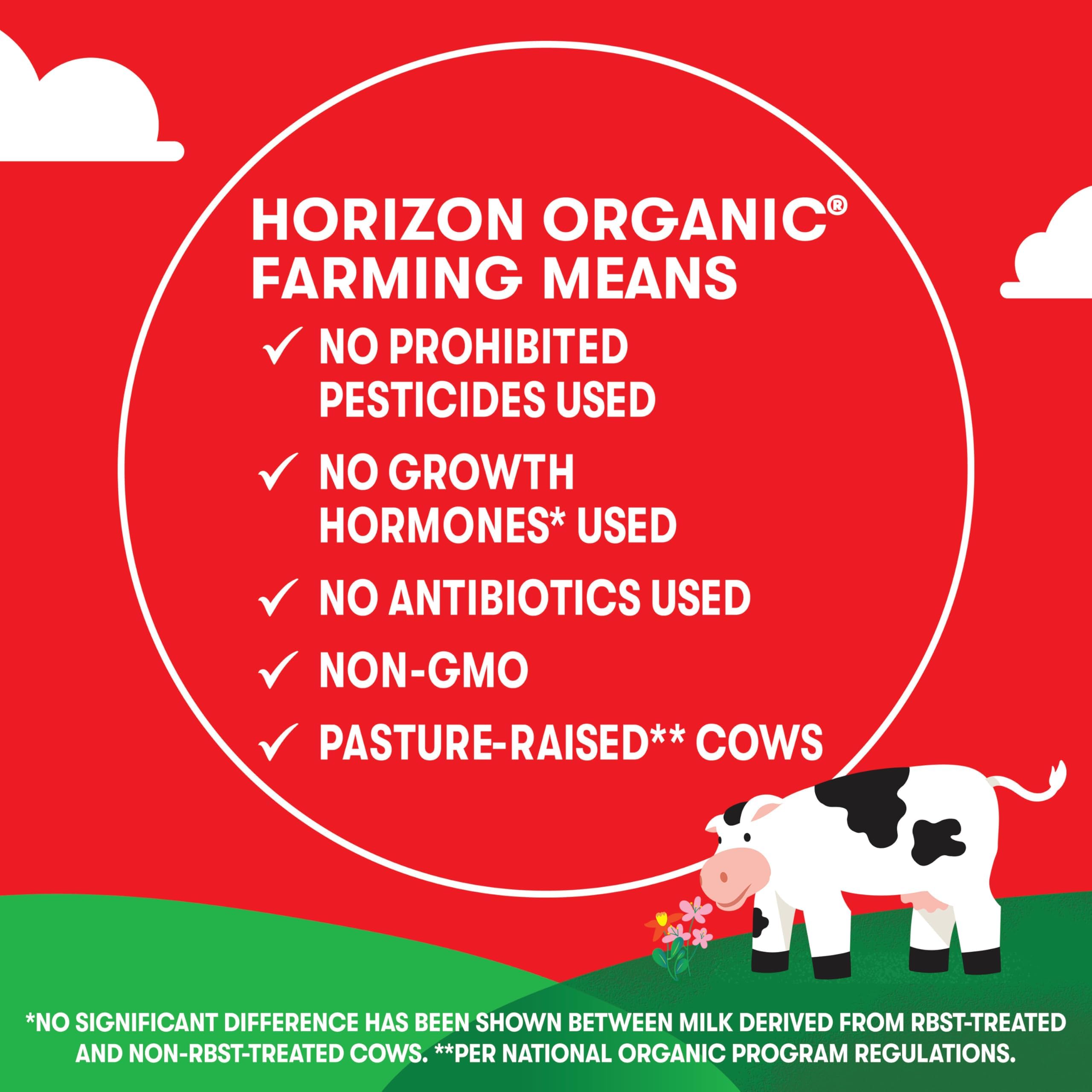 Frothy milk created from Horizon Organic Instant Dry Whole Milk Powder.