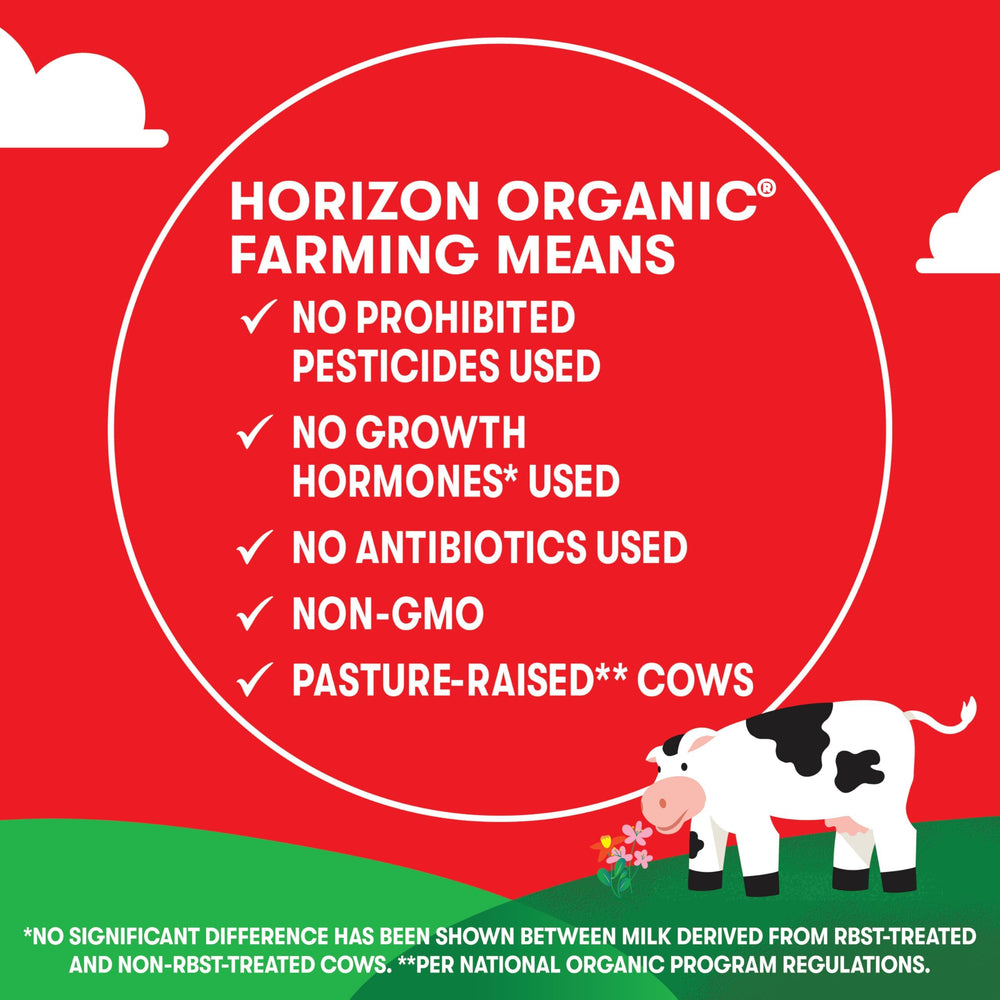 Frothy milk created from Horizon Organic Instant Dry Whole Milk Powder.