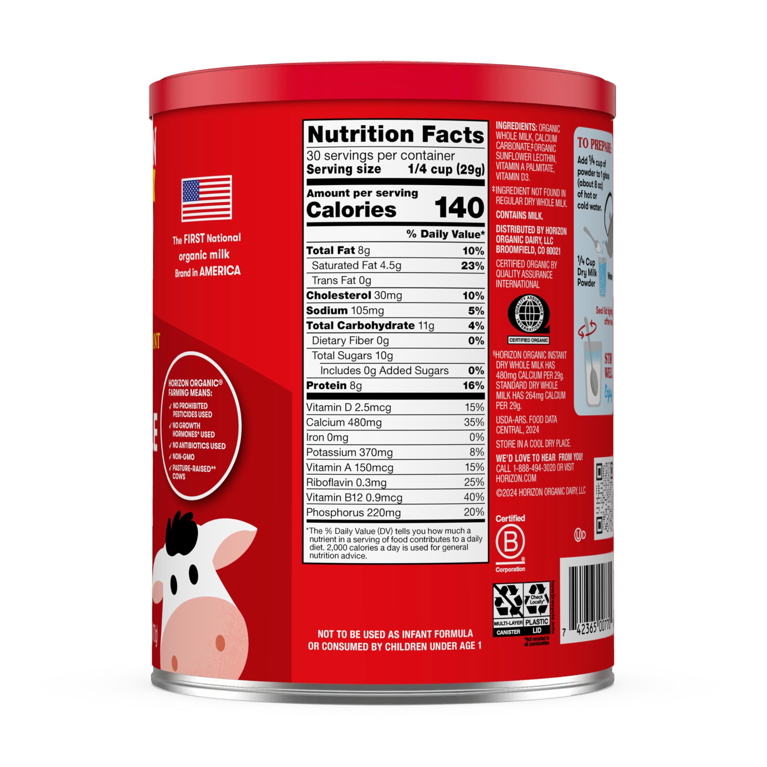 Sauces and soups enriched with Horizon milk powder.