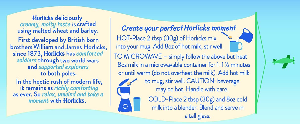 Horlicks Original Malt dissolving in hot milk for a smooth drink.