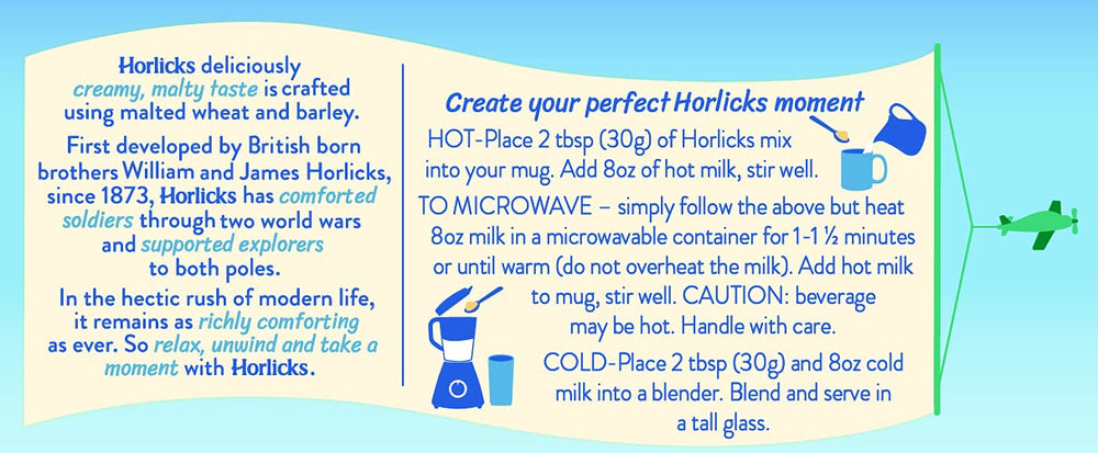 Horlicks Original Malt dissolving in hot milk for a smooth drink.