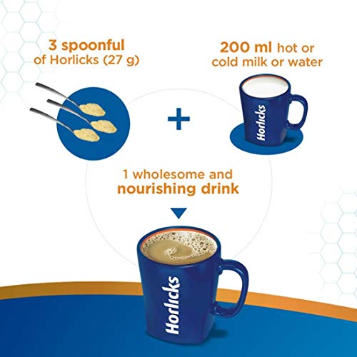 Serving setup with Horlicks for a wholesome breakfast ritual.