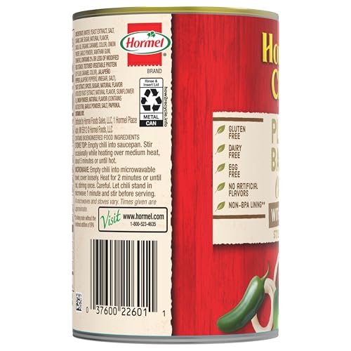 Serving bowl of Hormel Plant-Based Chili with Beans.