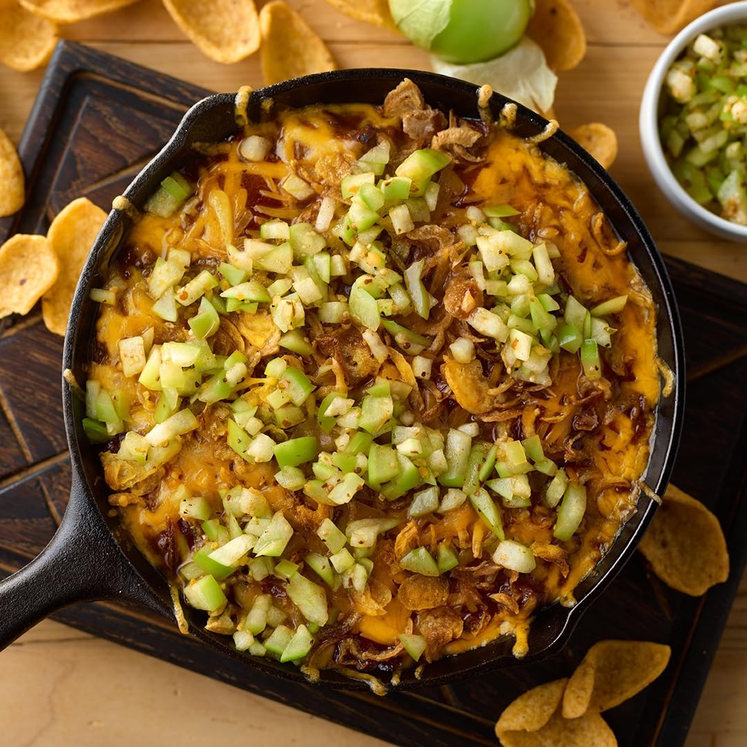 Pour over chili dogs or nachos for quick protein boosts.
