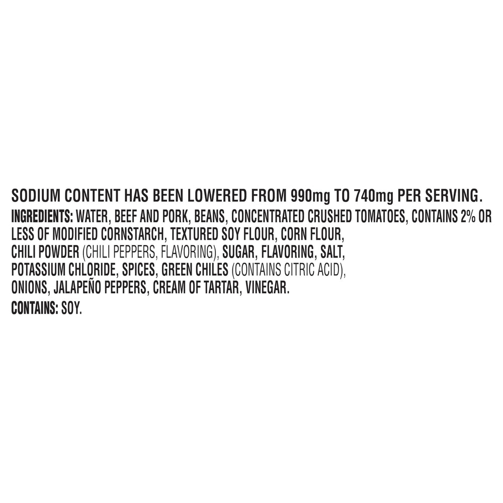 Hormel Chili with Beans Less Sodium creates creamy dips with depth.