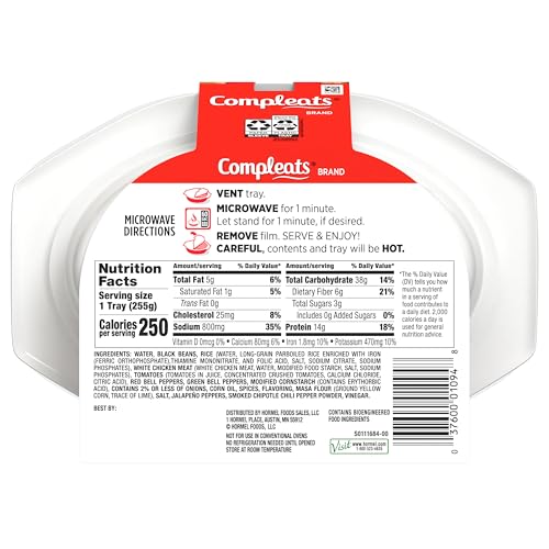 Microwave-ready Hormel Compleats Beef Stroganoff tray, ready in minutes for busy days.