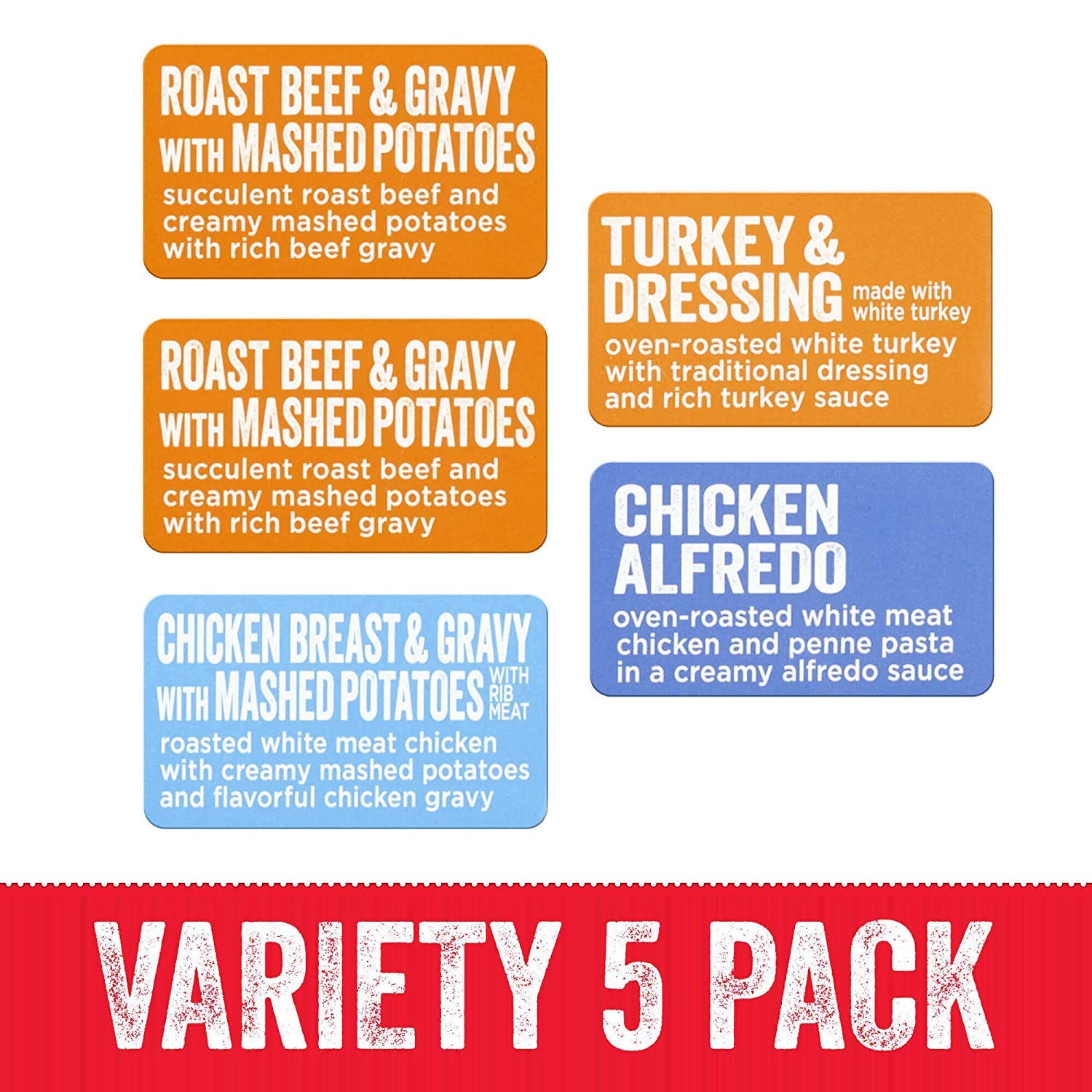HORMEL COMPLEATS chicken and mashed potatoes tray for a hearty bite