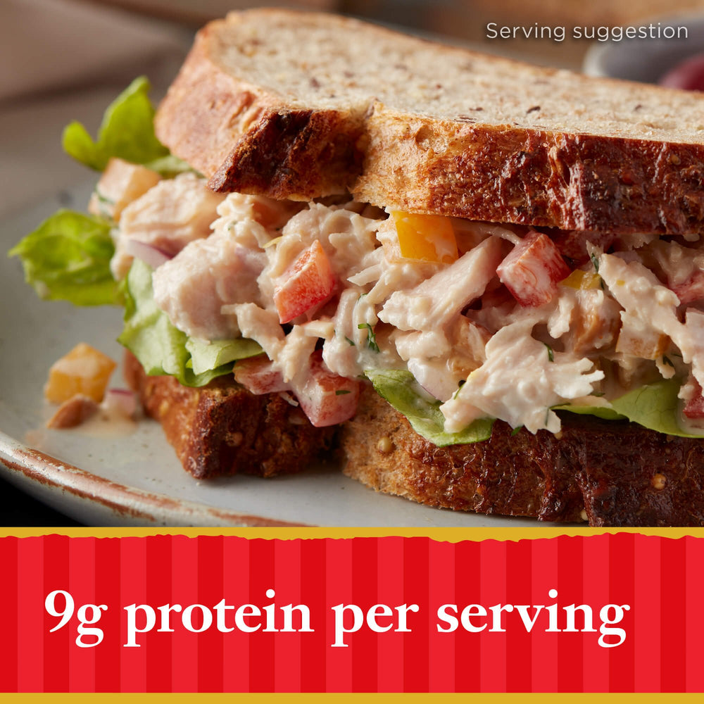 Hormel Premium No Salt Added cans on pantry shelf