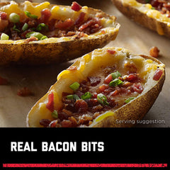 Hormel Real Bacon Bits pouch displays gluten-free ingredients for inclusive dining