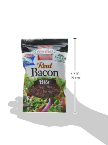 Hormel Real Bacon Bits pouch opened, ready to season your next meal