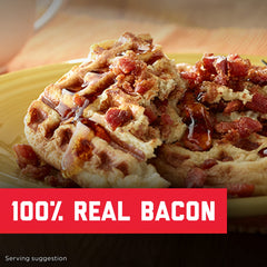Hormel Real Crumbled Bacon over a fresh salad as a savory topper