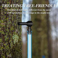 Hortsun blue-coated extraction tubes durable for sun-protected sap collection.
