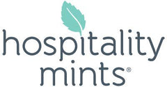 Hospitality Mints Thank You Buttermints packaging display, ideal in reception and self-serve stations.