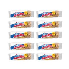 Hostess Crunch Donettes box front image highlights ready-to-snack coconut mini donuts.