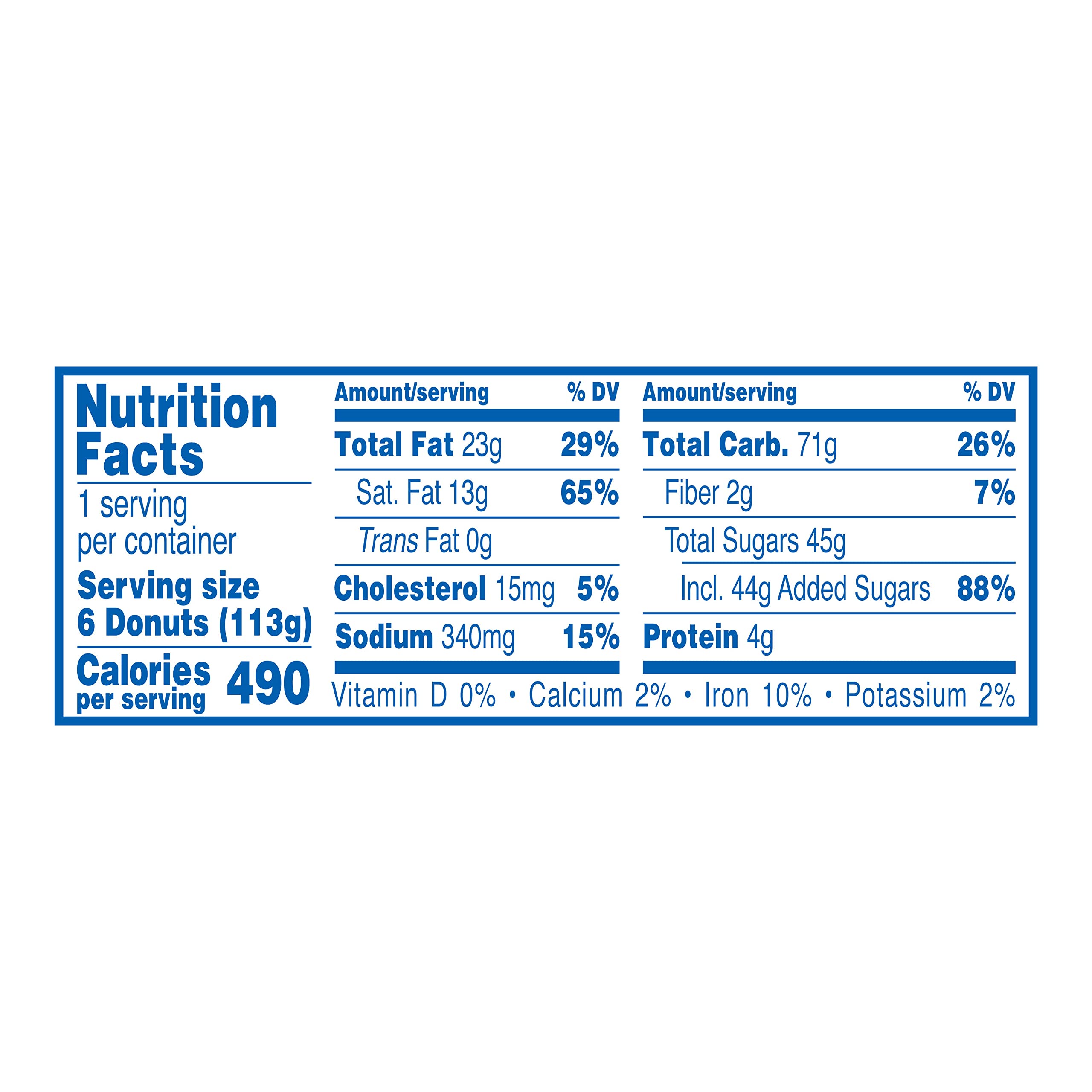 Ten-pack box of Hostess Crunch Donettes stored for pantry convenience.