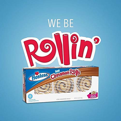 Hostess Danish Snack Cakes Iced Cinnamon Rolls close-up: cinnamon aroma enhances coffee breaks