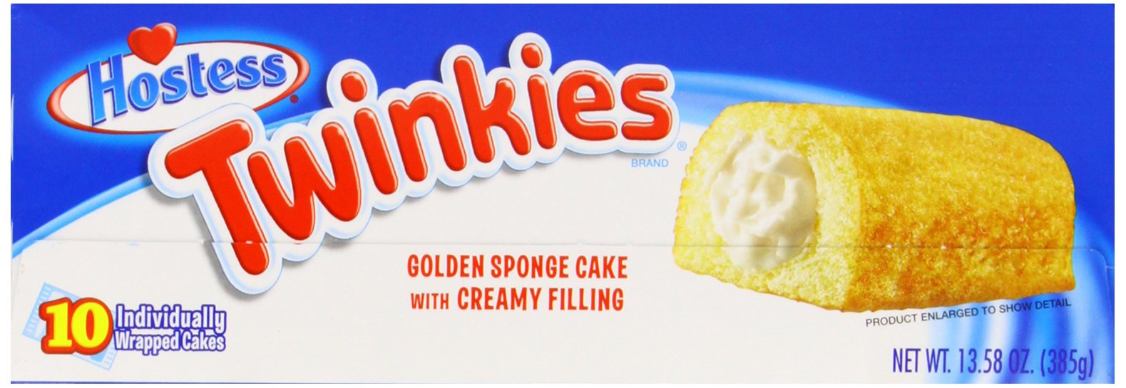 Hostess Twinkies wrapping pack, foil packaging keeping freshness on the go.