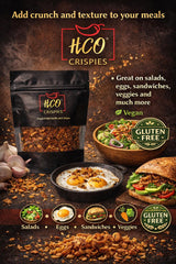 Hot Crispy Oil Crispies sprinkled on dishes for savory, aroma-rich flavor.