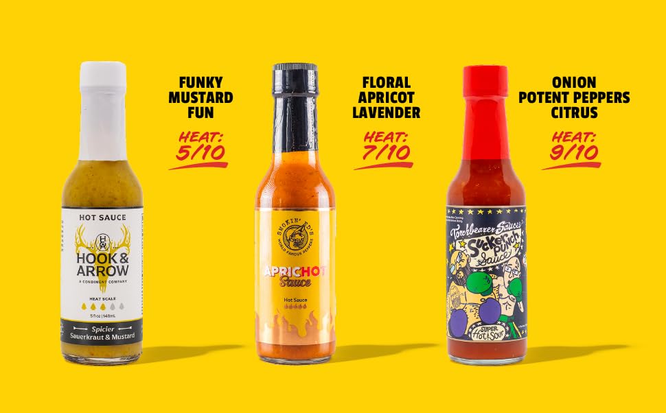 HOT ONES bottle being poured to reveal bold, versatile heat for meals.