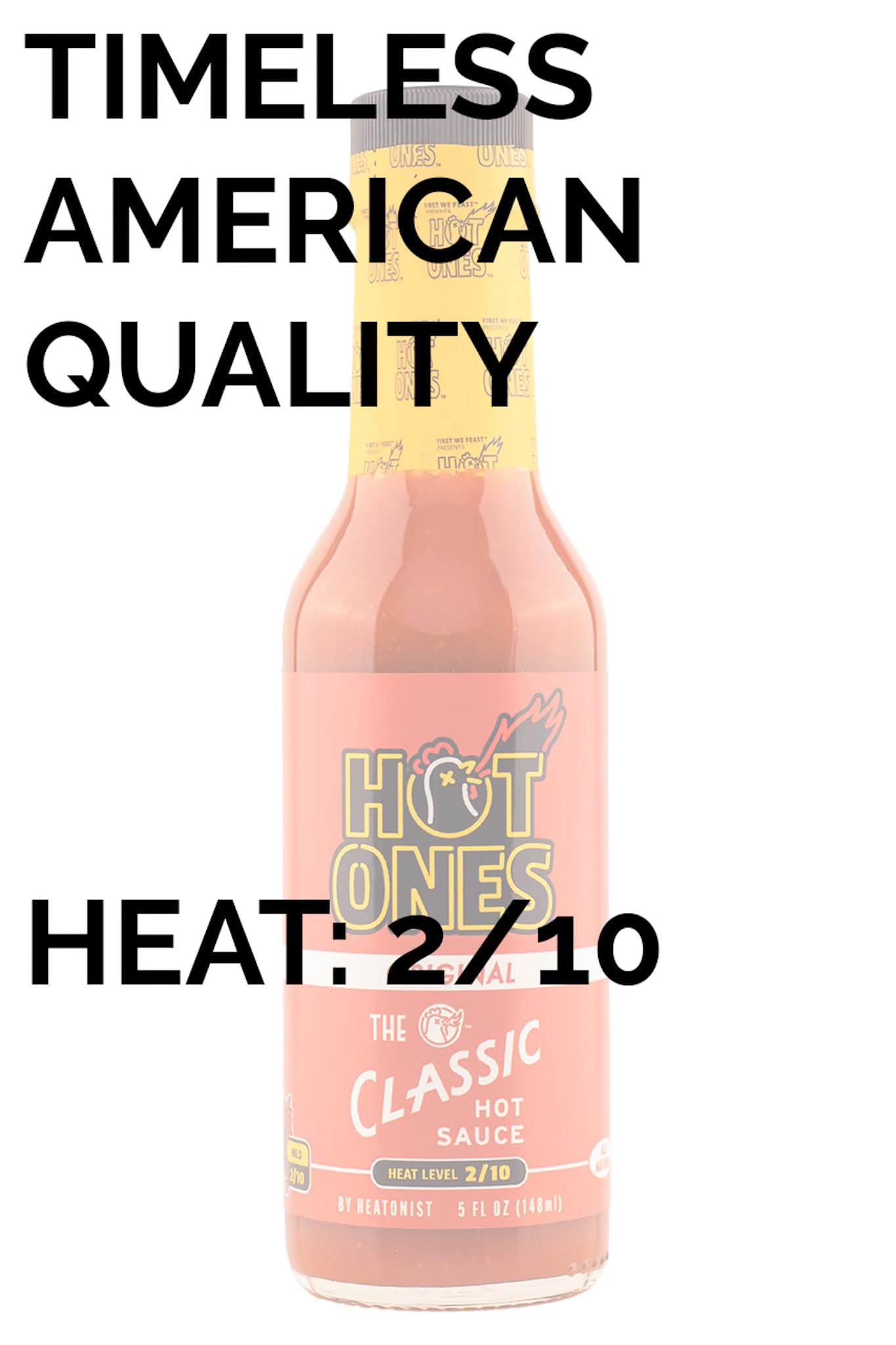 HOT ONES The Classic ingredients list closeup emphasizes all-natural organic components