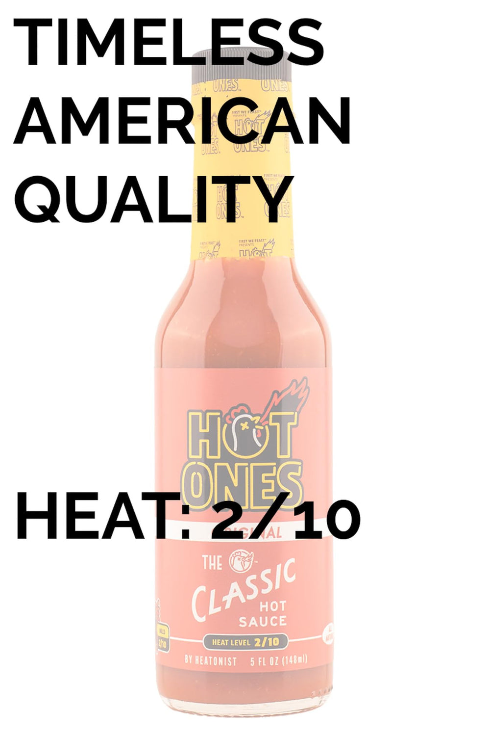 HOT ONES The Classic ingredients list closeup emphasizes all-natural organic components