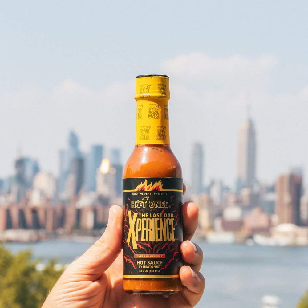 Hot Ones Last Dab Xperience pasta pairing adds fiery depth to sauce.