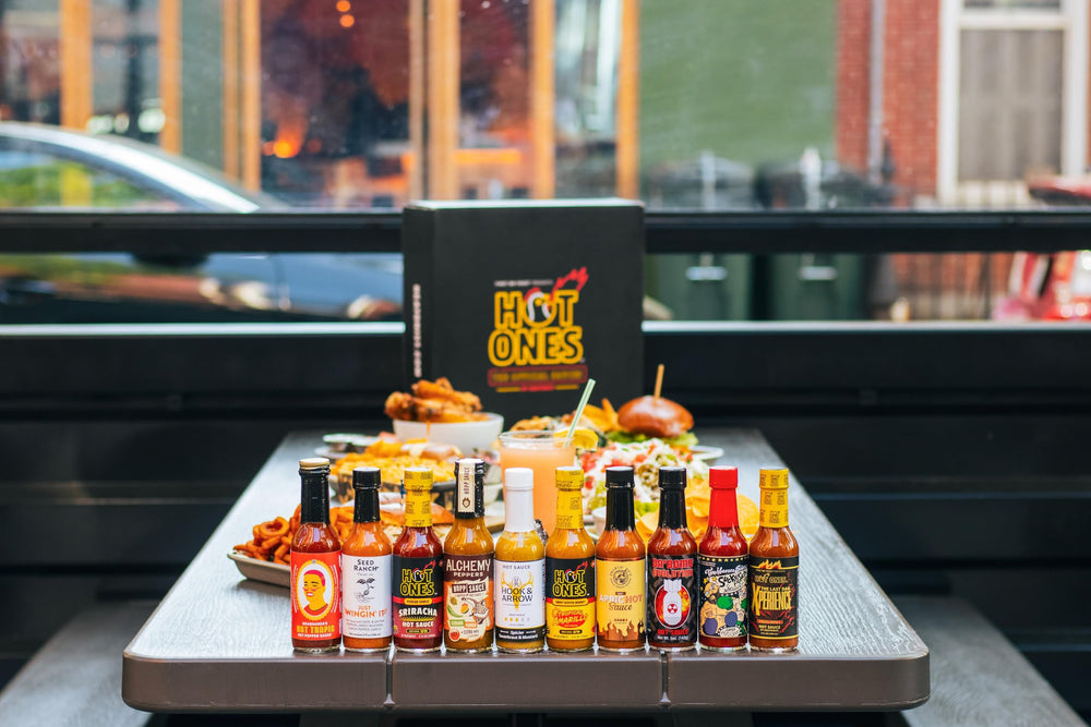 HOT ONES ingredients visual with mango and lavender for natural flavor.